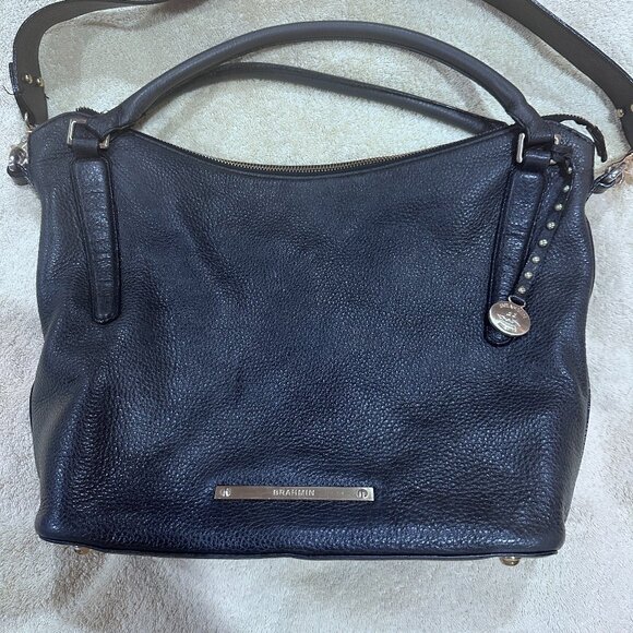 Brahmin Black Leather Handbag - Picture 1 of 6